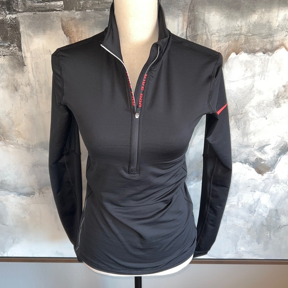 Nike Pro Hyperwarm Half Zip - Picture 5 of 9